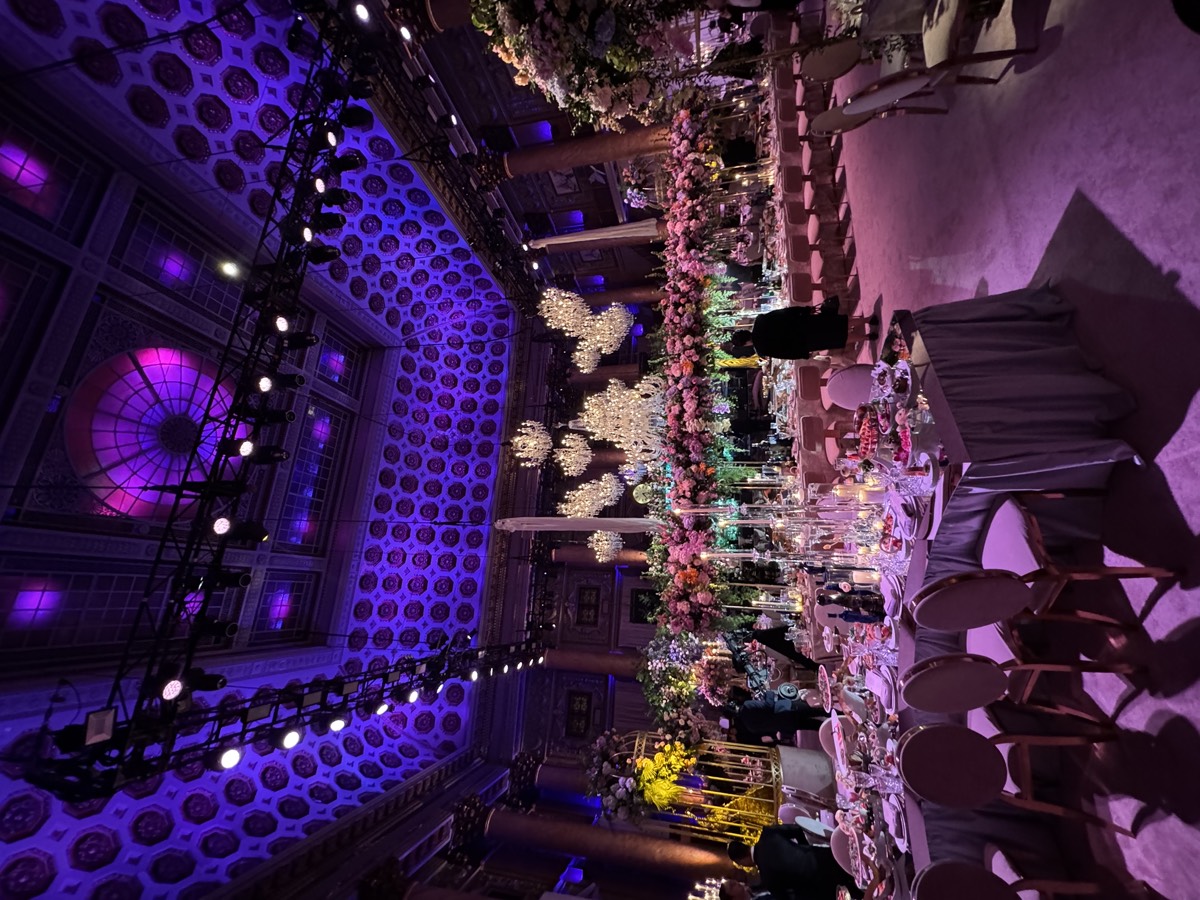 Chandelier Installation